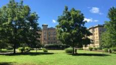 Le Fer Hall with Blue Sky